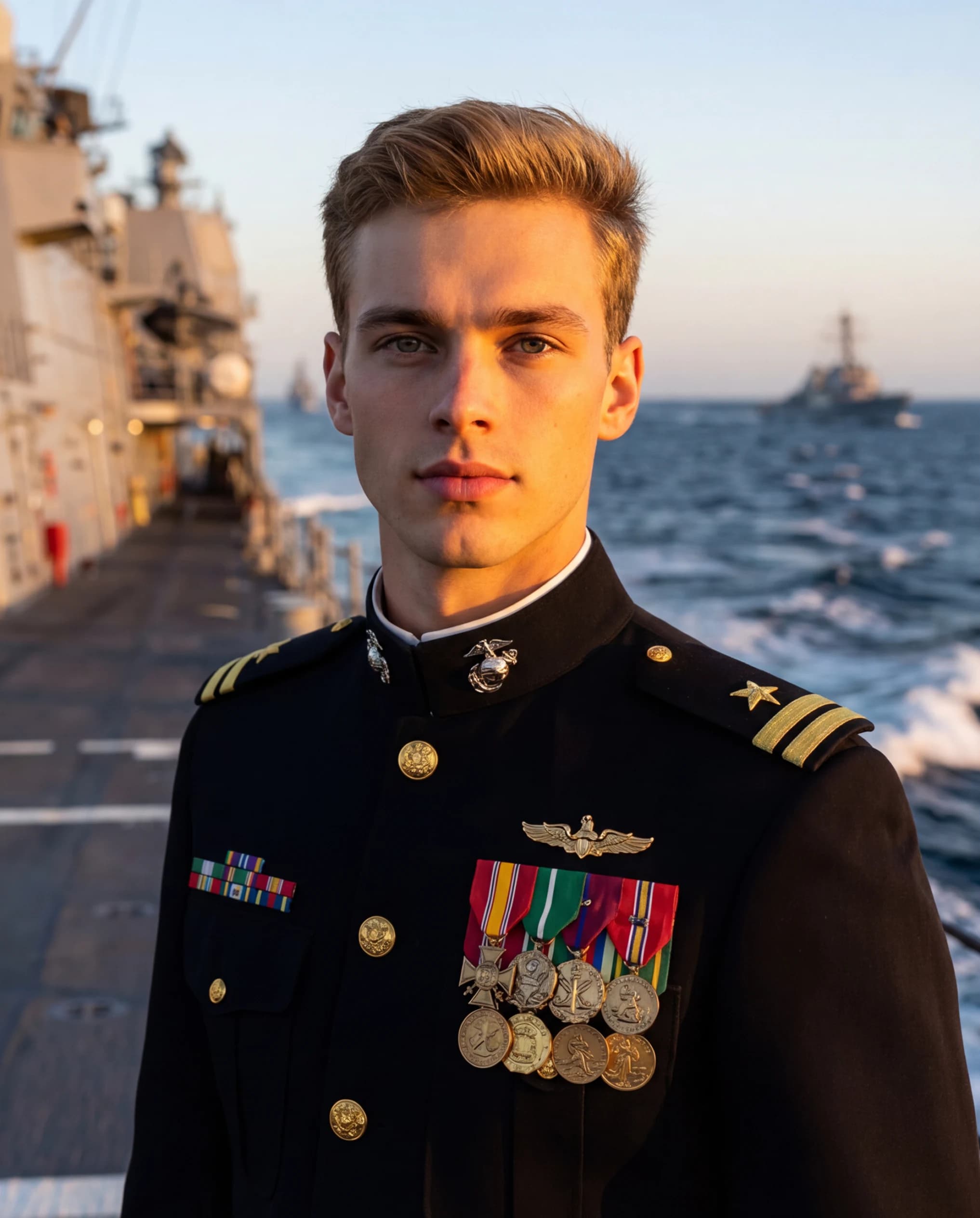 Navy officer headshot